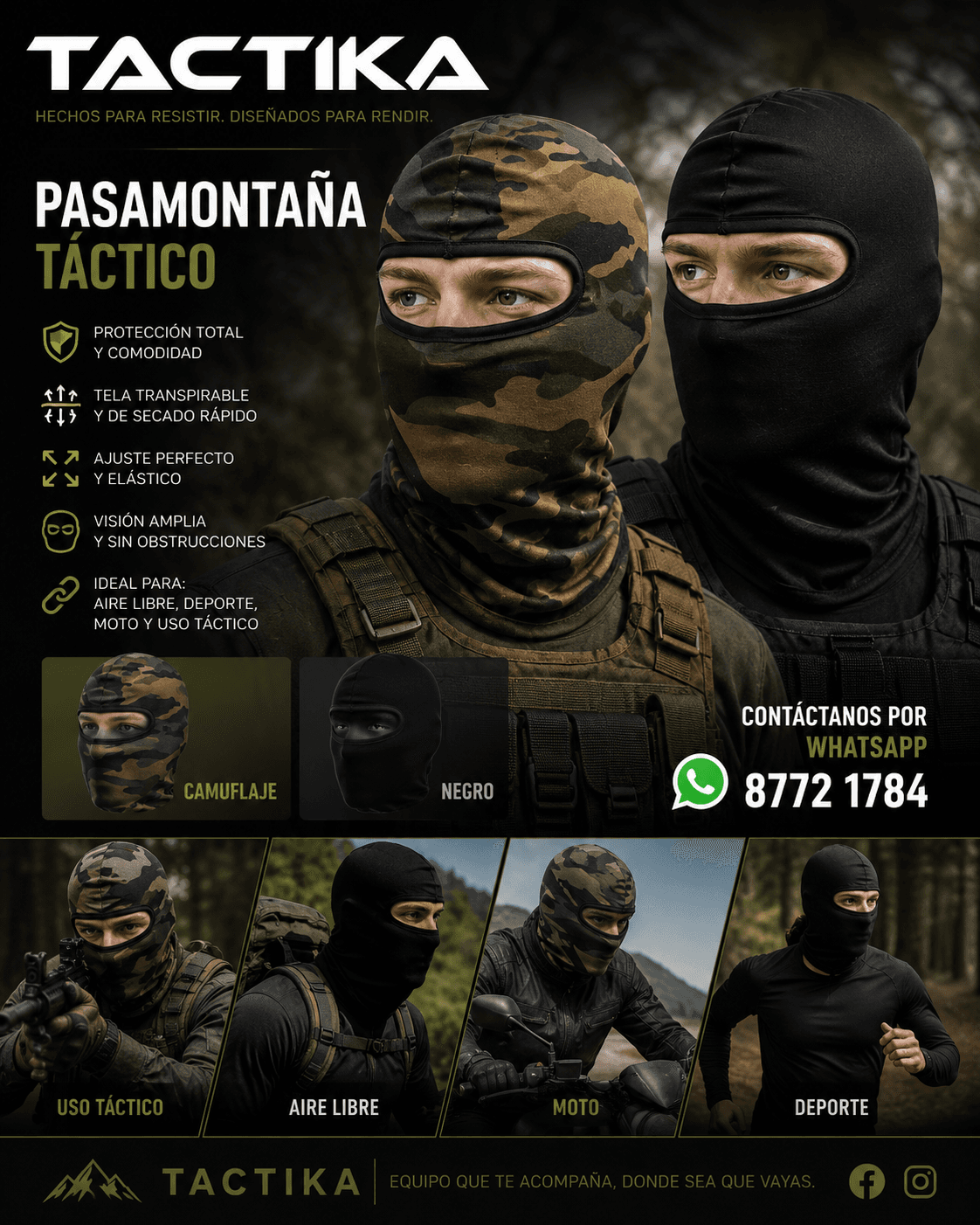Pasamontanas Tactico